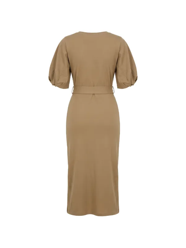 ralph lauren midi dresses with sleeves Lauren Ralph Lauren - Chain-Print Crepe Shirtdress - Womens - Black
