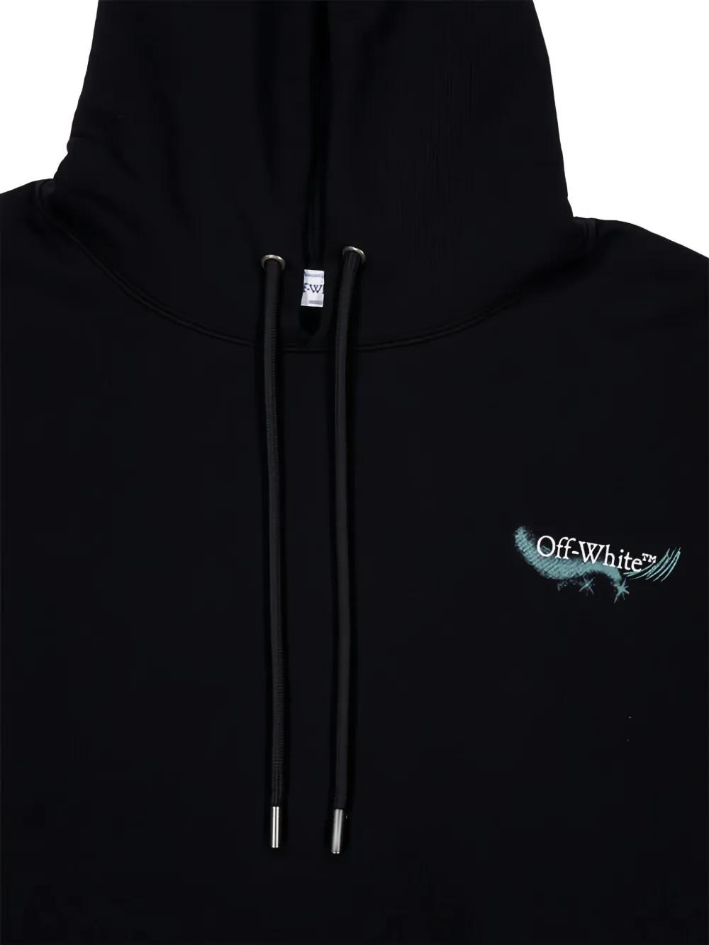 Off-White Moon Skate hoodie Zwart