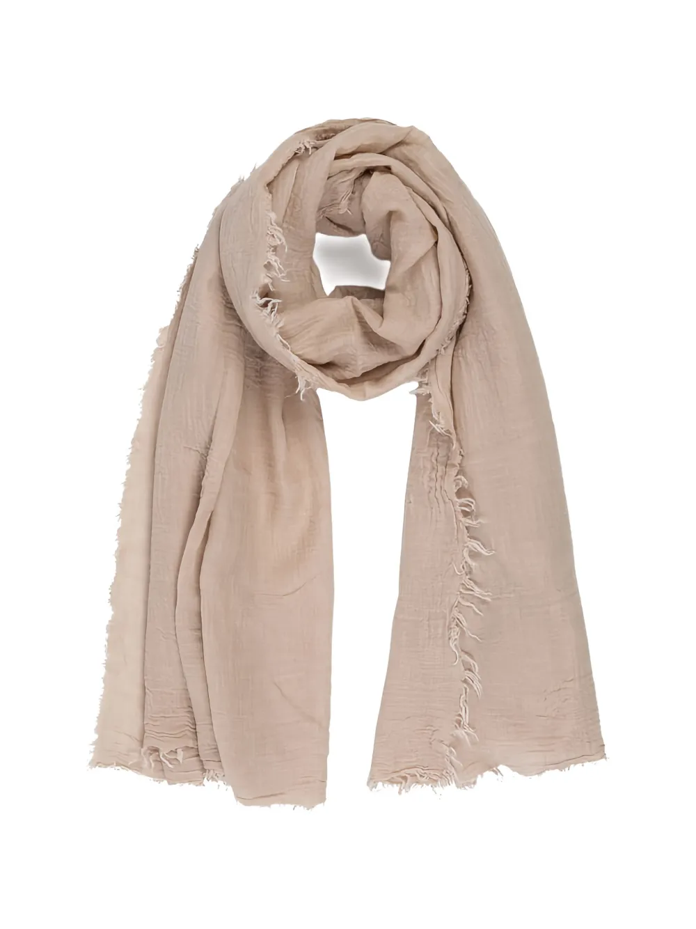 Printed Fringed Scarf