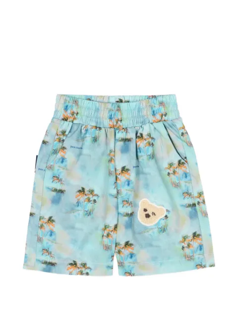 Palm Angels Kids Shorts con stampa