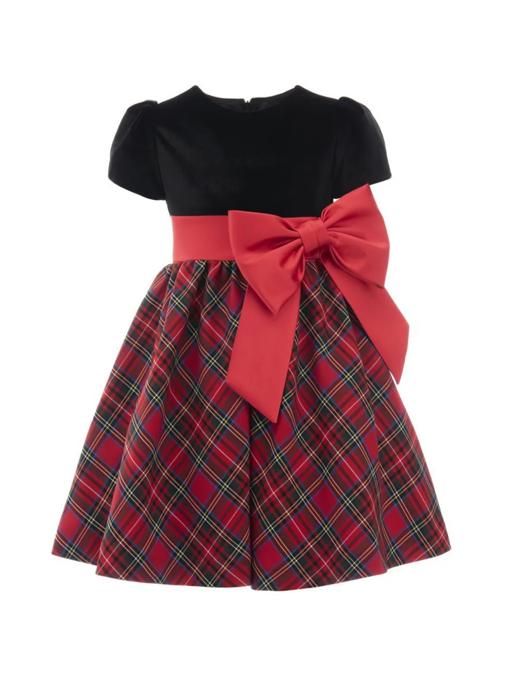 Tulleen bow-detail dress - Nero