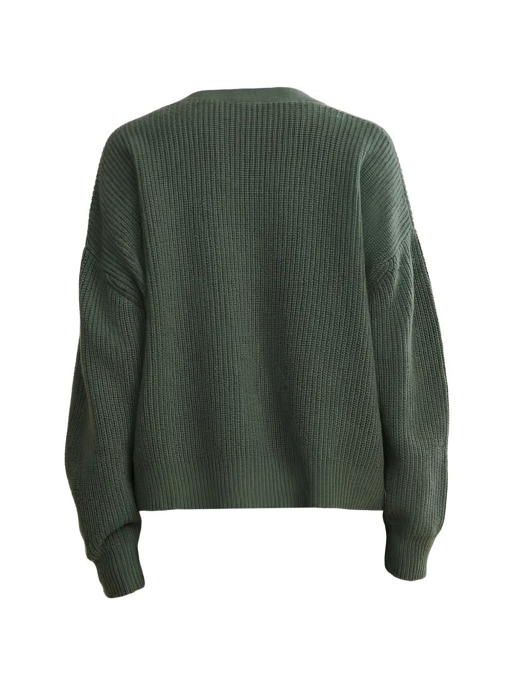 Button Ribbed Cardigan
