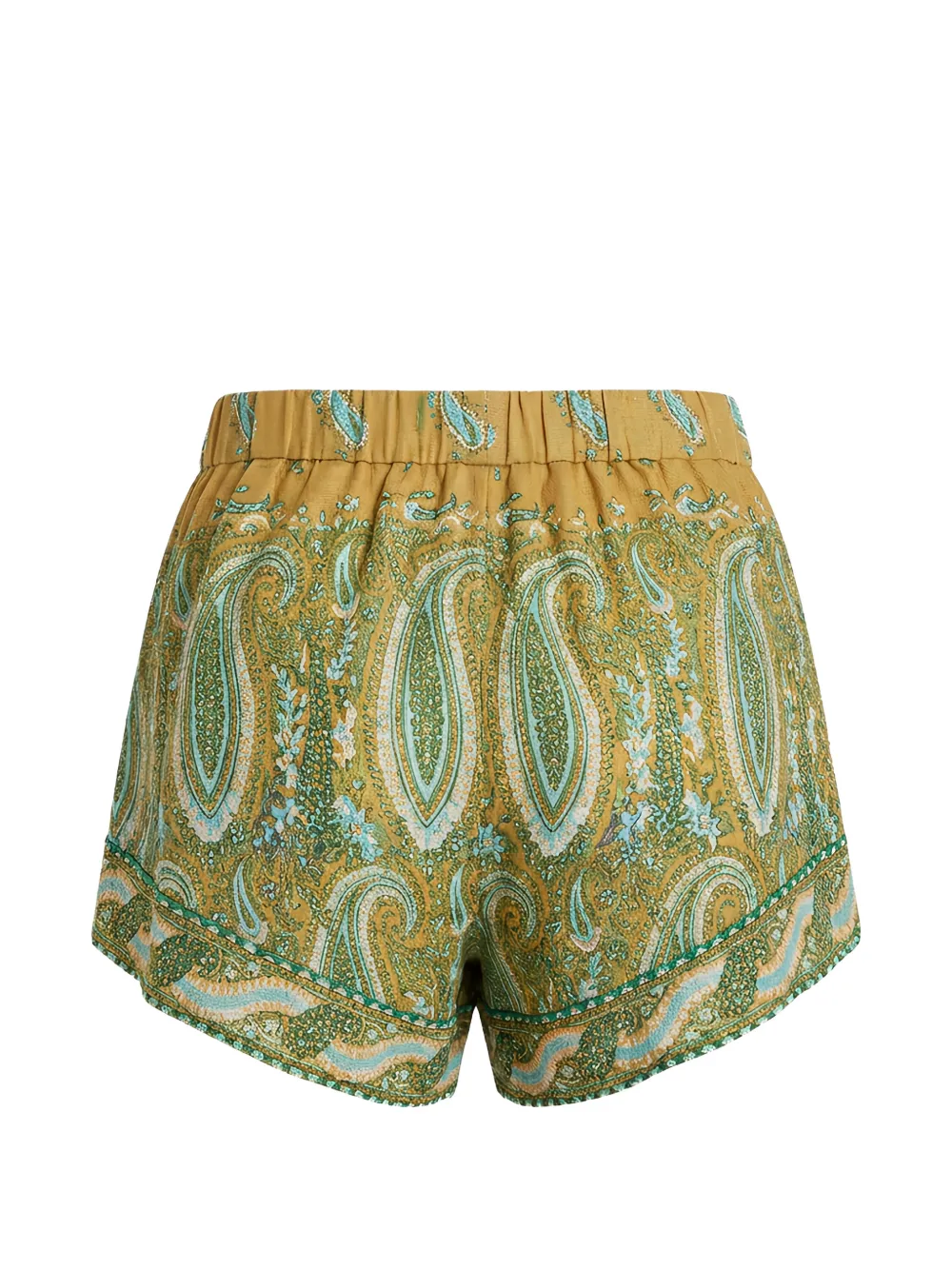 Boteh Paisley-print Shorts - Green 