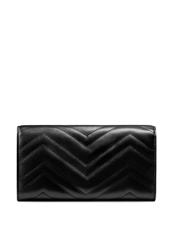 Gucci GGマーモント 財布 | ブラック | FARFETCH JP