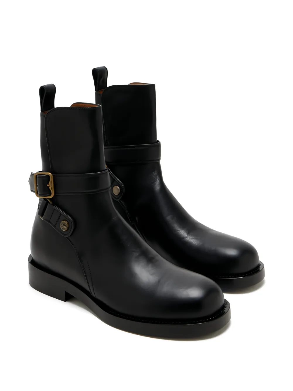 Burberry Ledger Jodphur boots Zwart