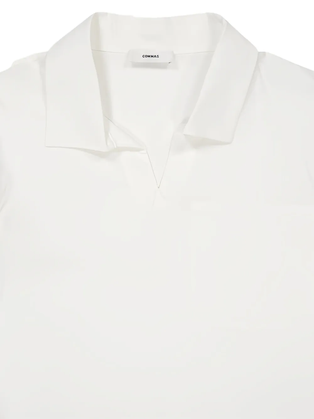  Commas Long-sleeve Smock T-shirt - White 