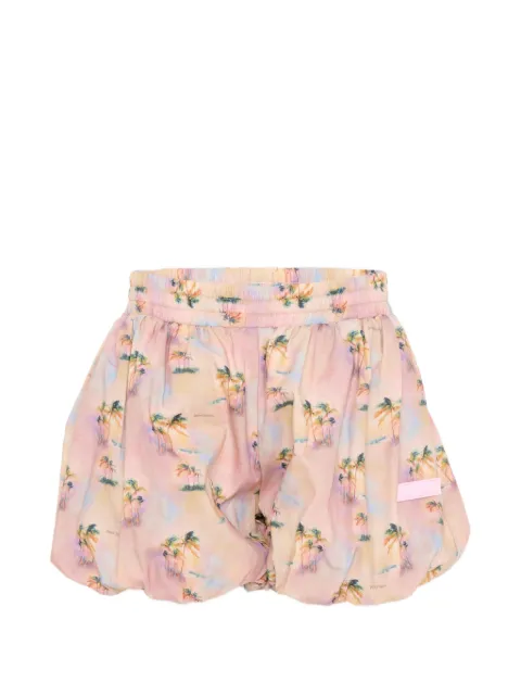 Palm Angels Kids shorts con palmeras estampadas
