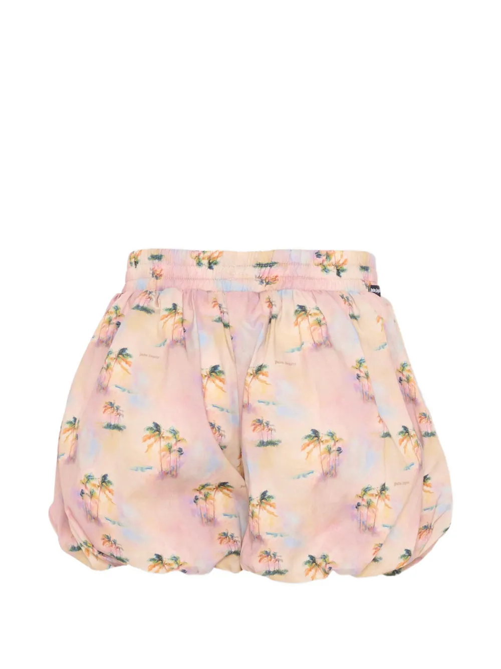 Palm Angels Kids Zwembroek met palmprint Roze