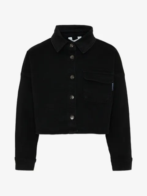 Palm Angels Kids veste en jean à logo