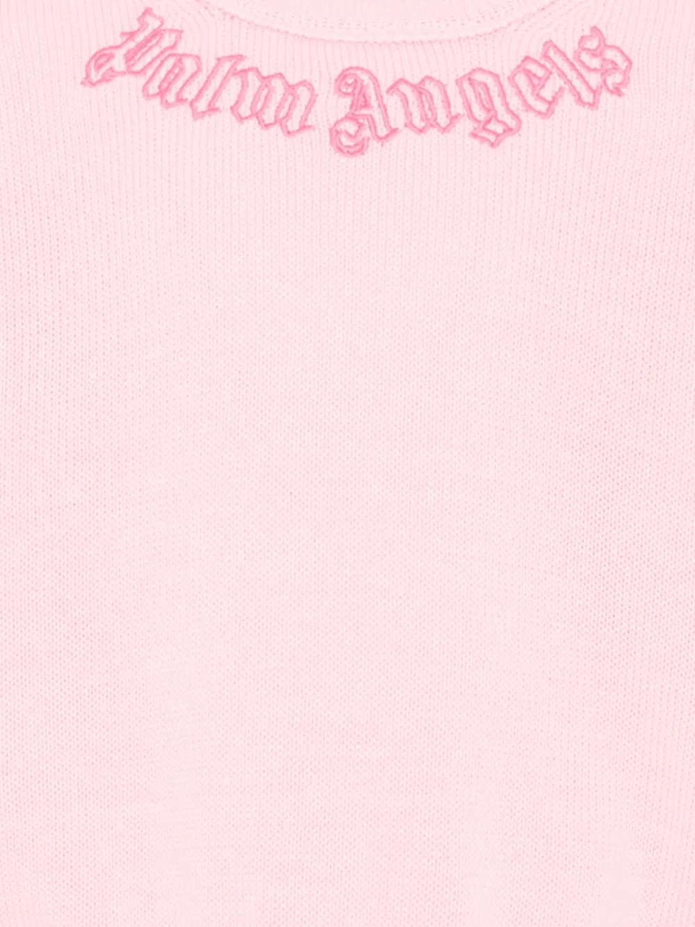  Palm Angels Kids Crew-neck Sweater - Pink 