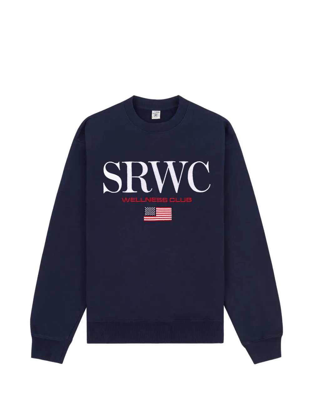 Sporty & Rich graphic crewneck sweatshirt - Blu