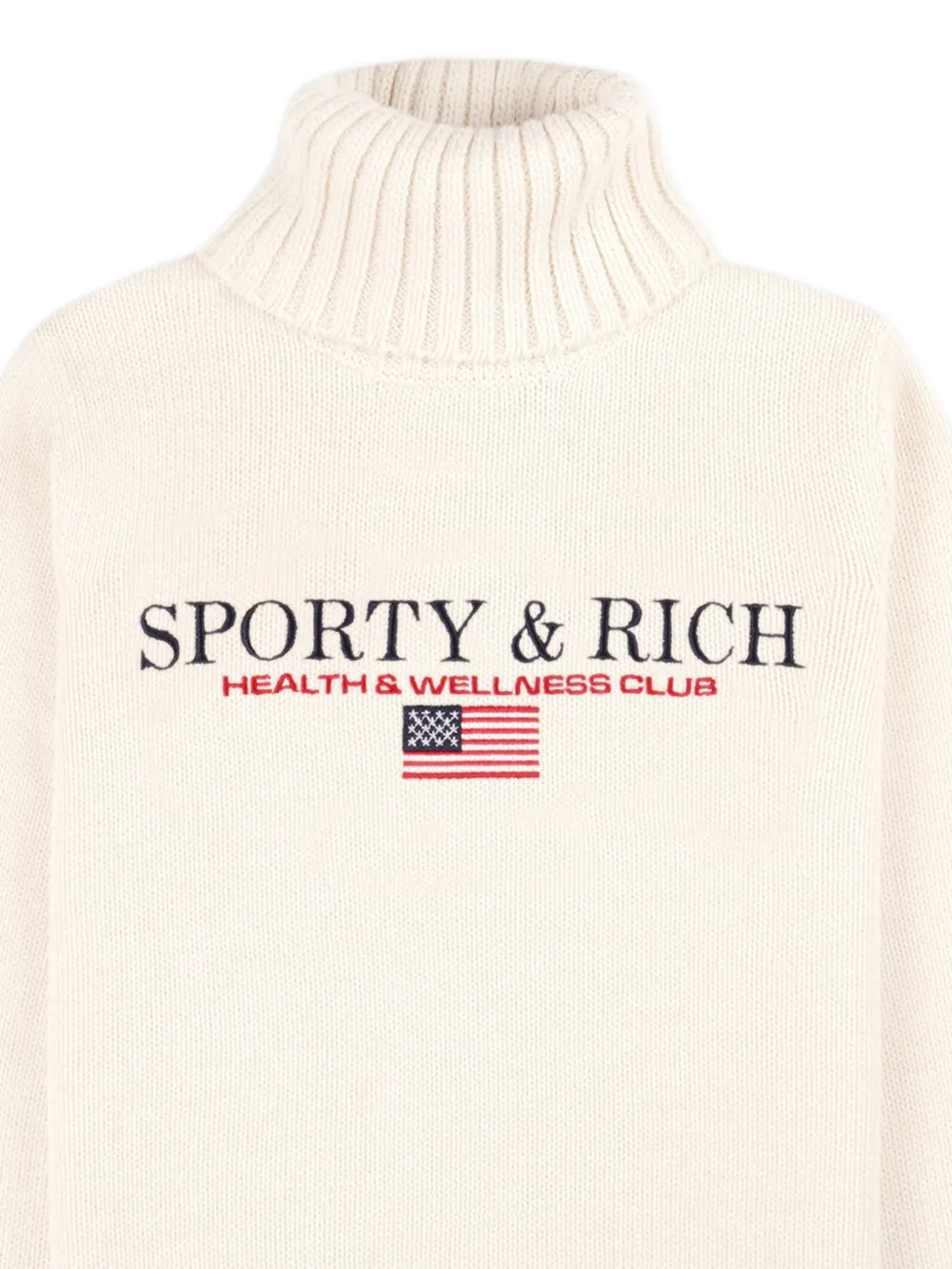 roll neck flag jumper