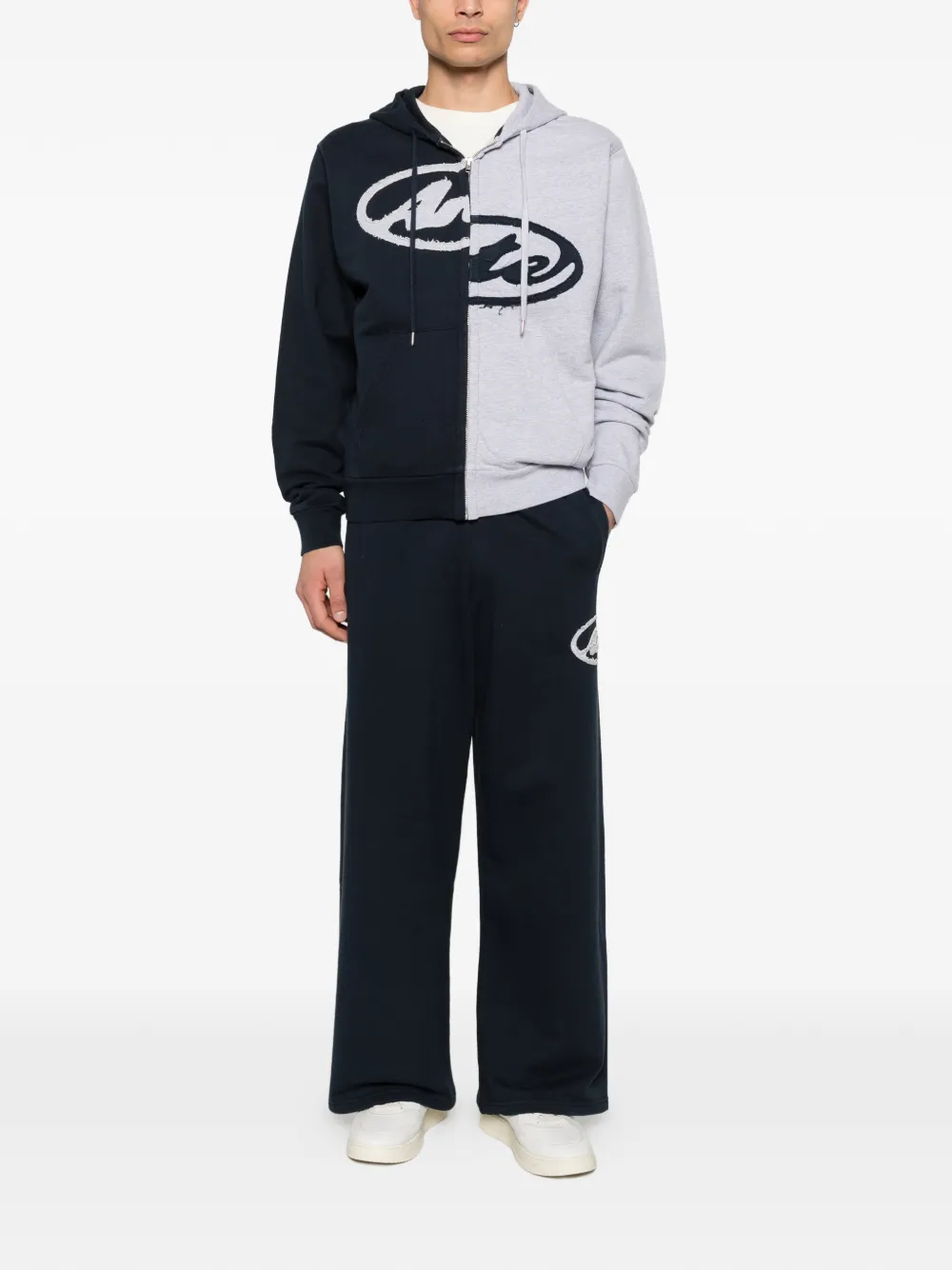 Arte Antwerp ロゴ ジップパーカー | ブルー | FARFETCH JP