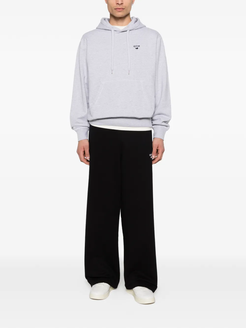 Arte Antwerp Hoodie met logo Grijs