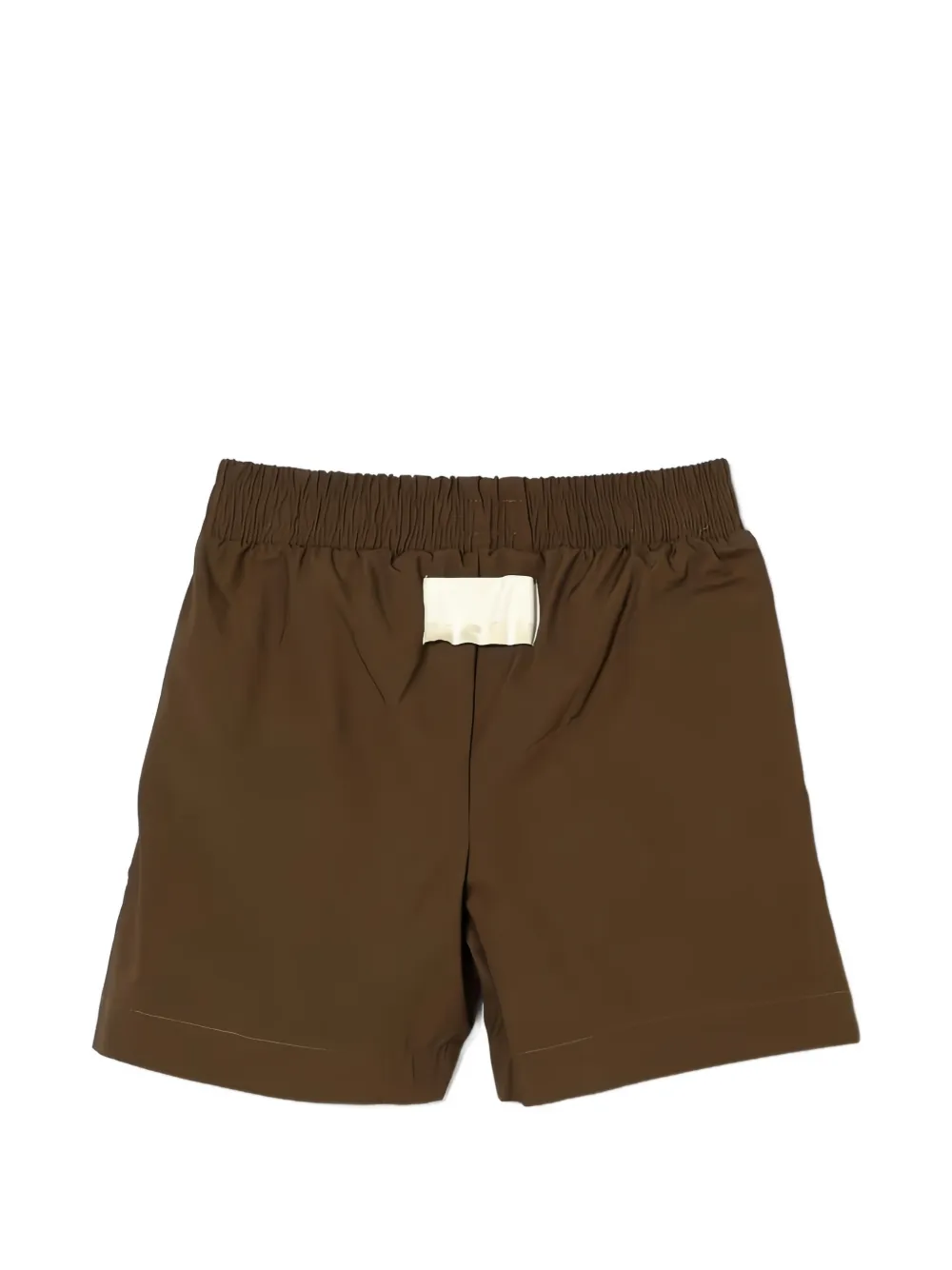  Msgm Kids Elasticated-waist Shorts - Brown 