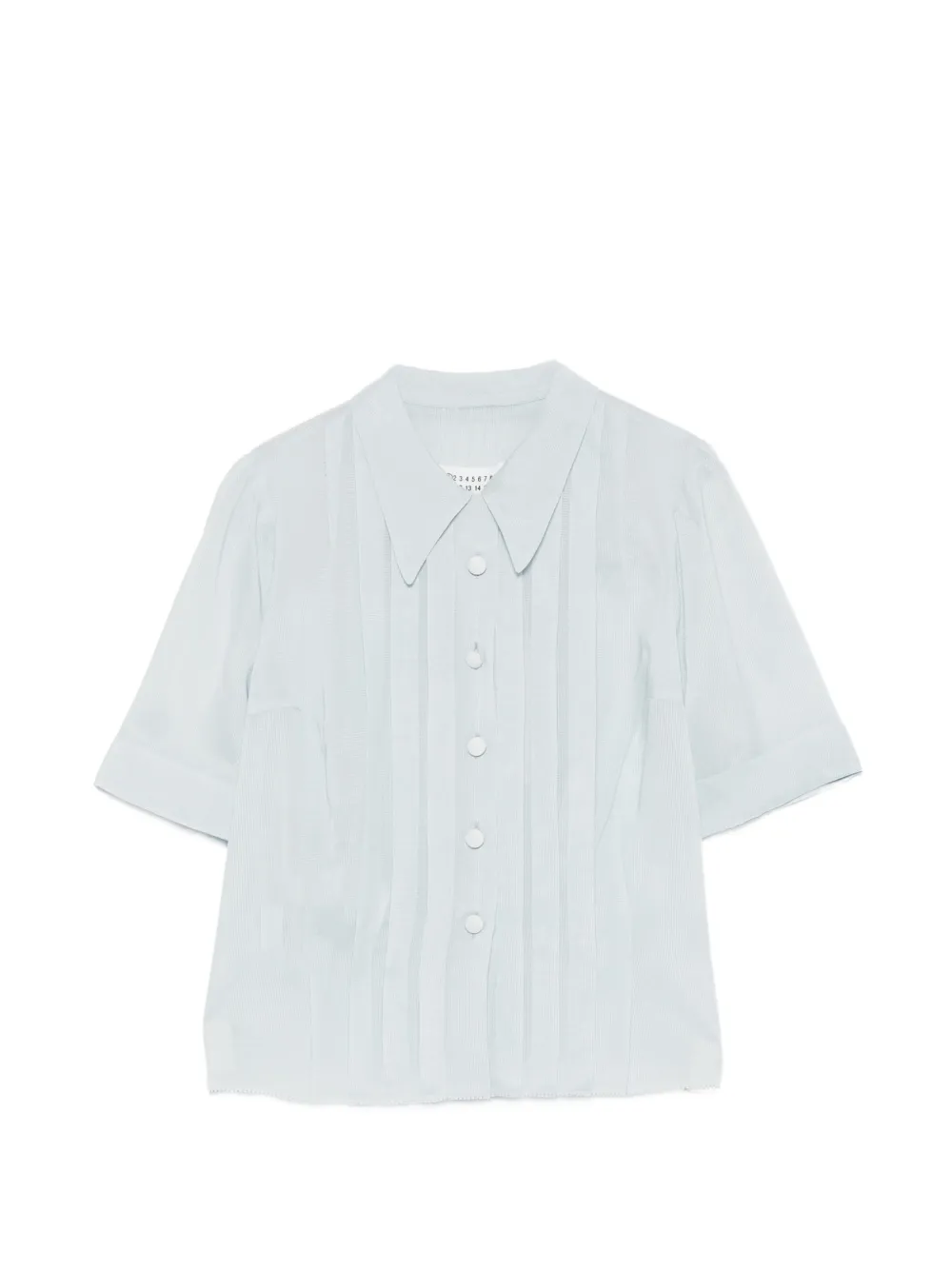Maison Margiela button front blouse - Blu