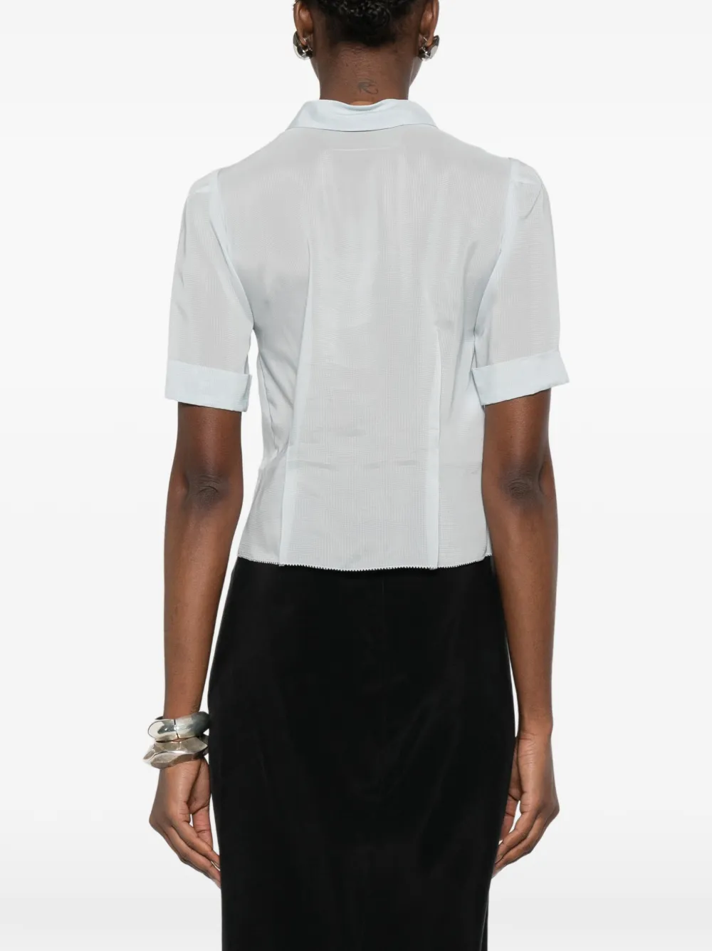 Maison Margiela Blouse met knopen Blauw