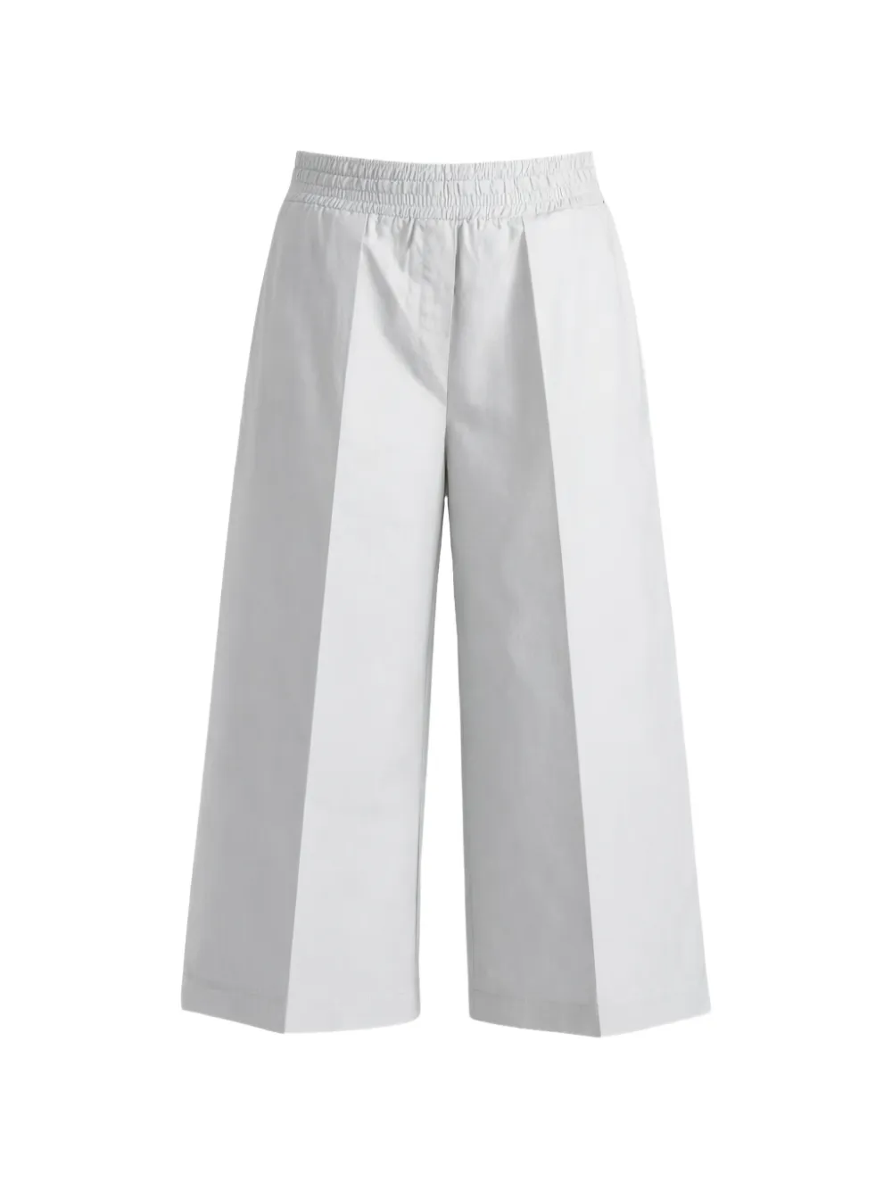 Liviana Conti Omar elasticated-waistband cropped trousers - Grigio