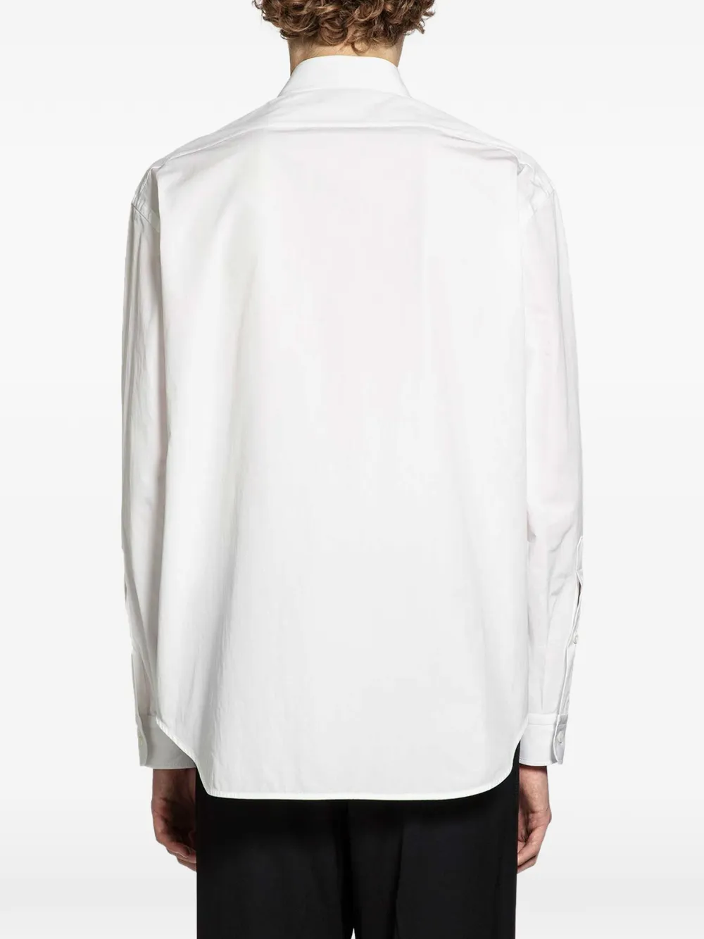Balenciaga Katoenen overhemd met lange mouwen Wit