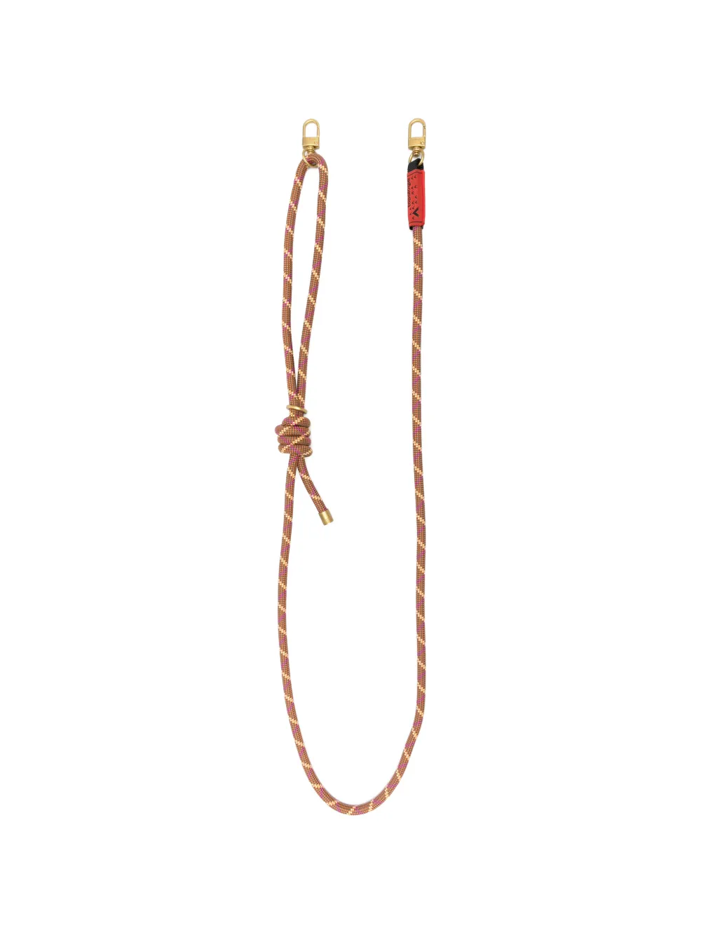 Topologie knotted rope strap - Arancione