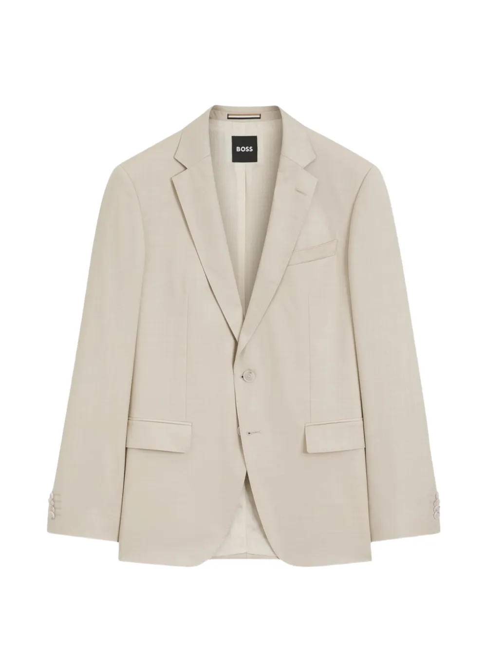 BOSS cotton blazer - Neutrals