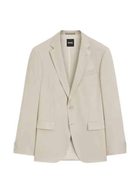 BOSS saco de traje slim en lana virgen