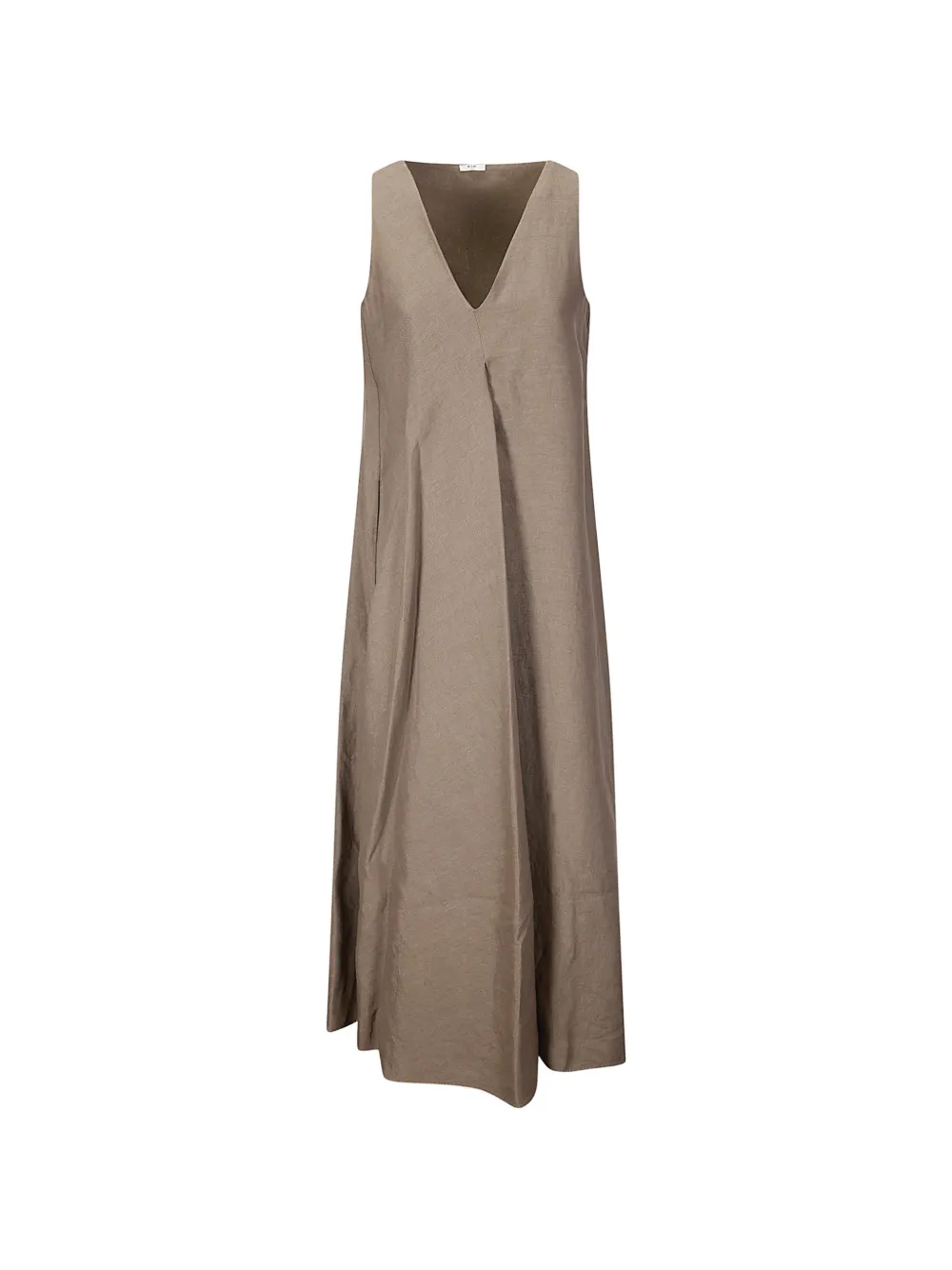 M.S.M Milano V-neck sleeveless dress - Marrone