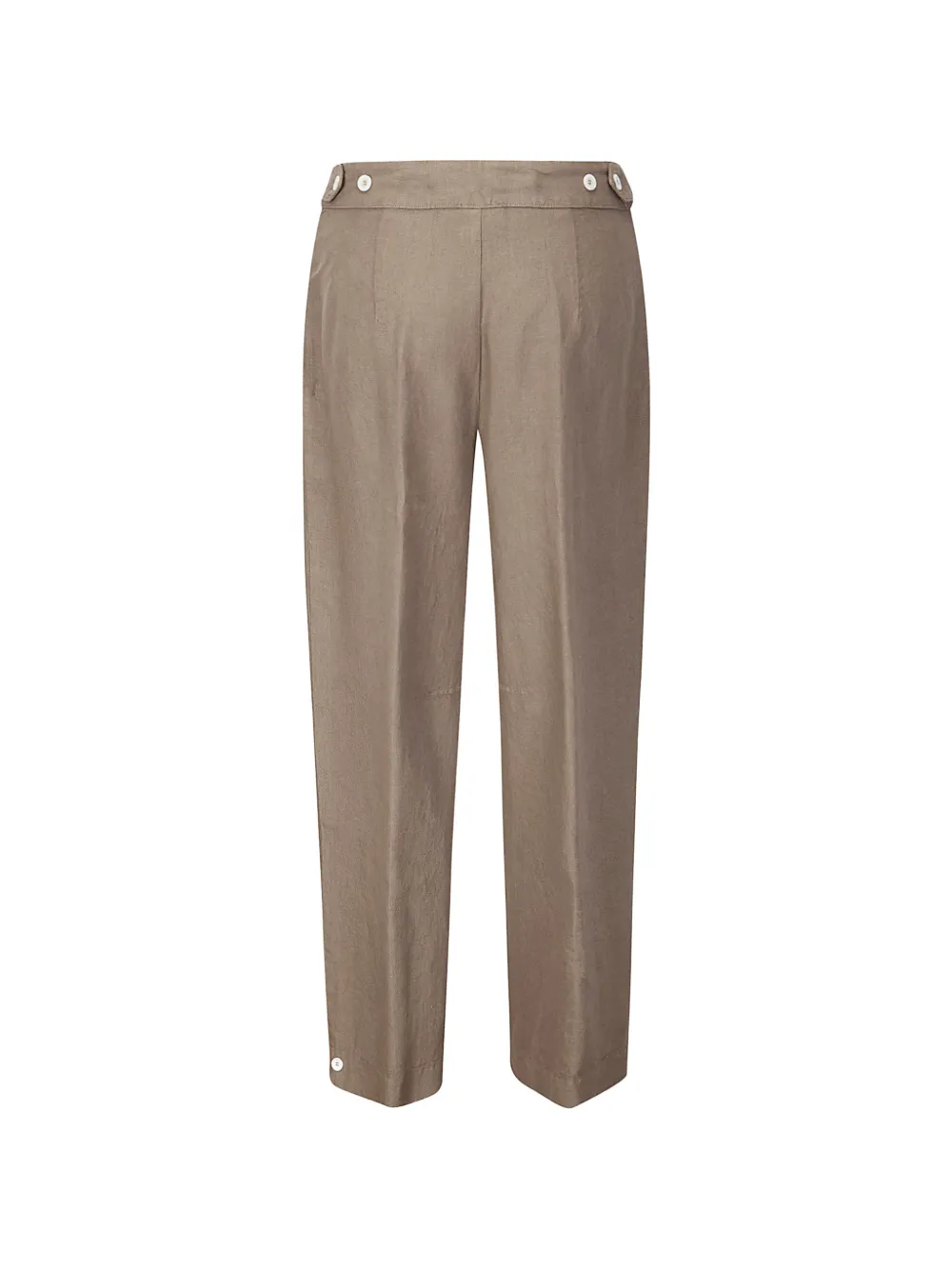  M.s.m. Straight-leg Linen Trousers - Brown 