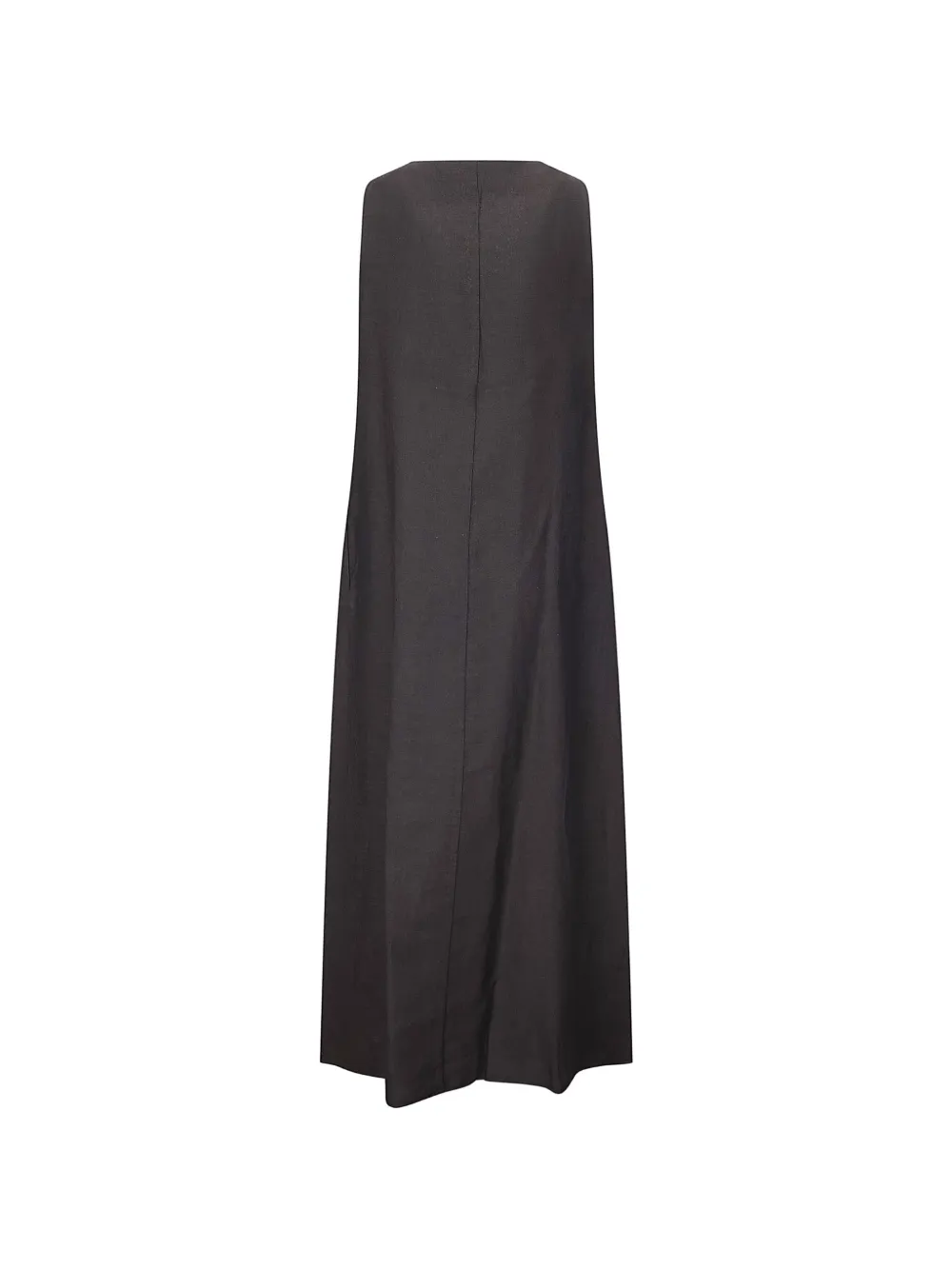 M.s.m. V-neck Sleeveless Dress - Black 