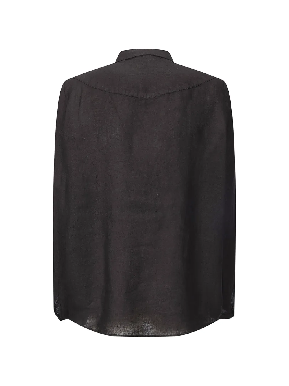 M.S.M. Linnen blouse Zwart