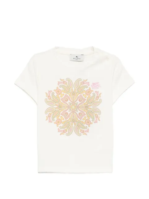 ETRO KIDS paisley print T-shirt