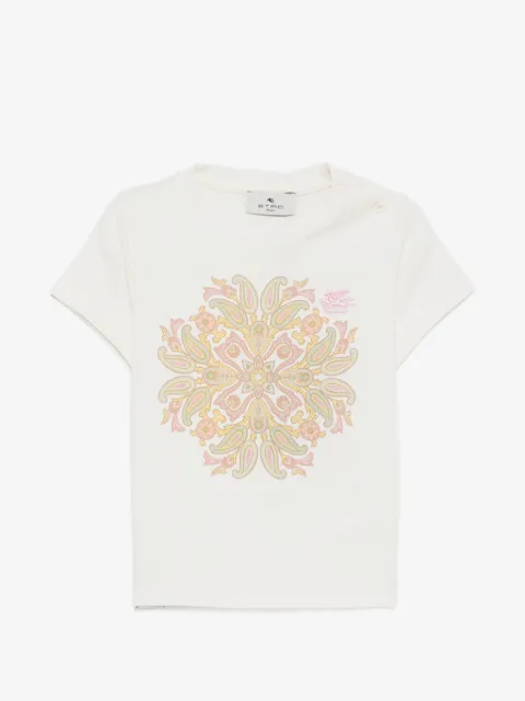 ETRO KIDS paisley print T-shirt