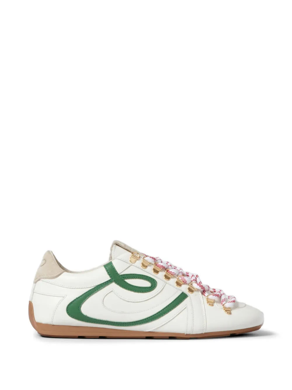 Claudie Pierlot Swing leren sneakers Wit