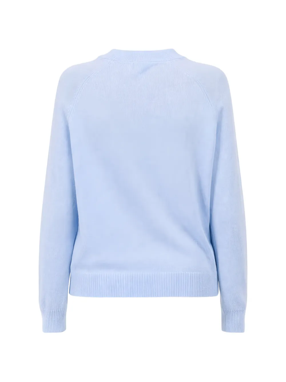  Allude Ribbed-hem Sweater - Blue 