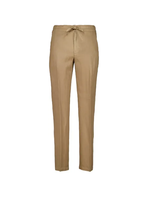 120% Lino drawstring linen trousers