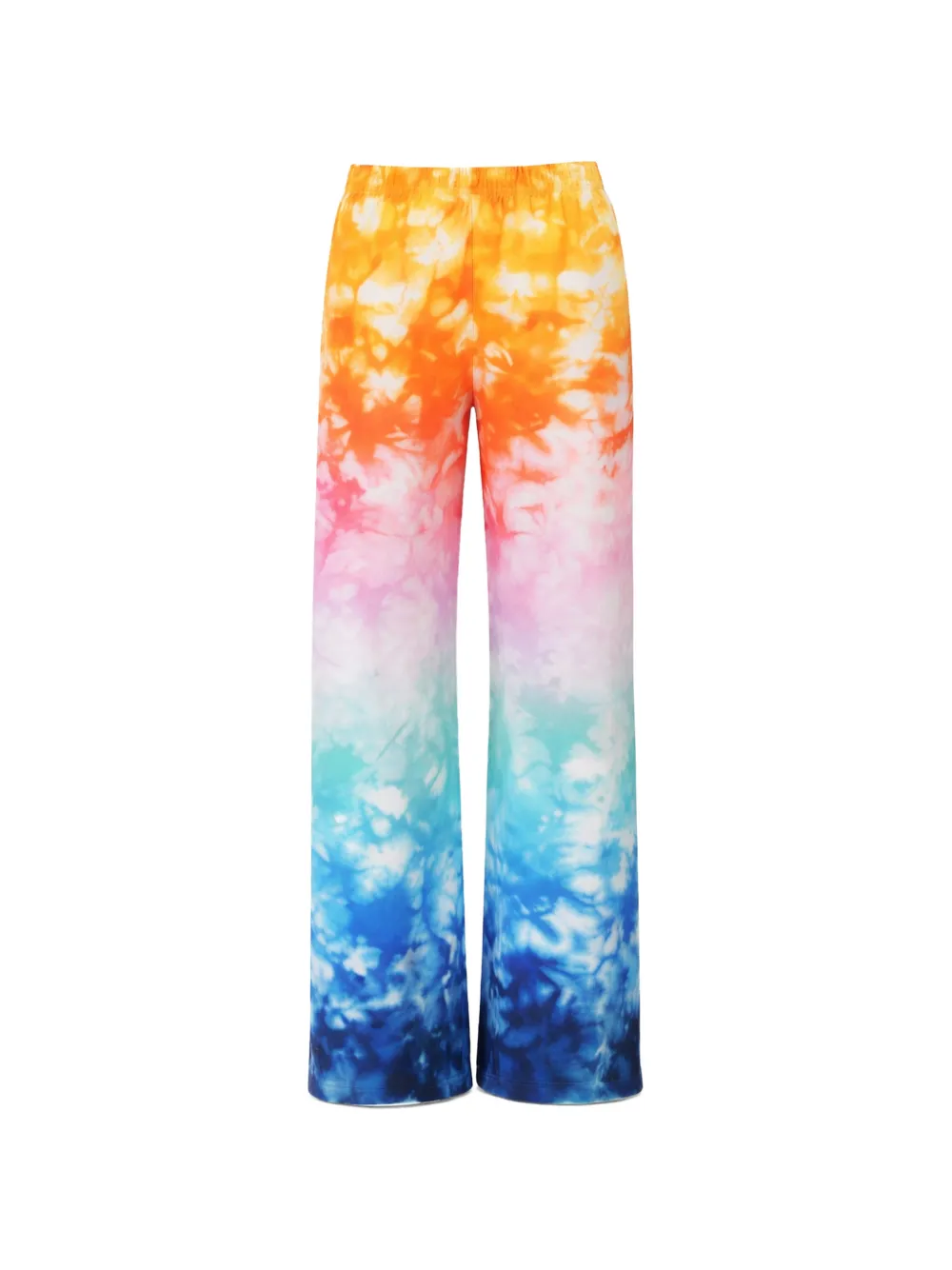 Casablanca monogram tie dye trousers - Blu