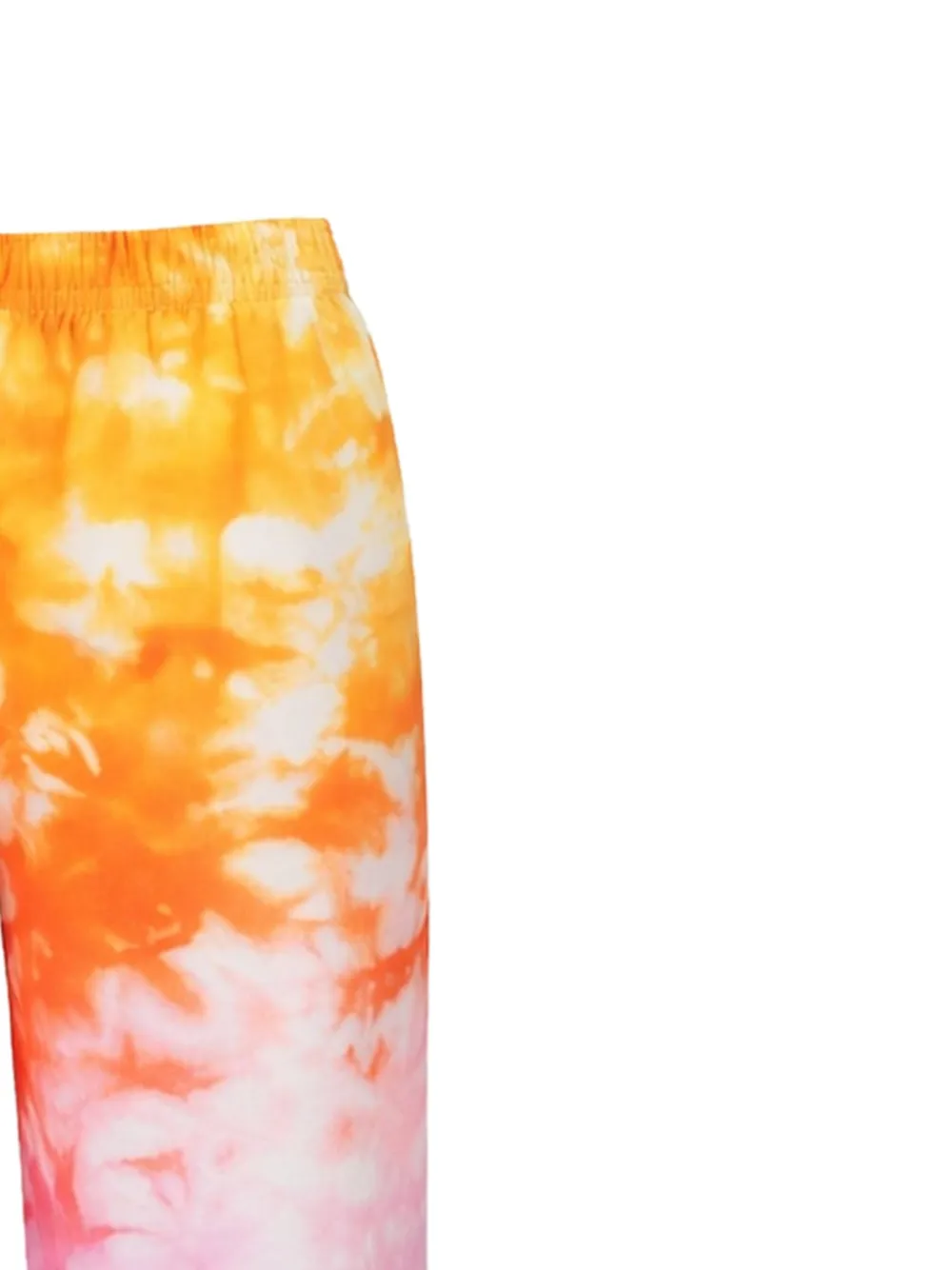 Casablanca Broek met tie-dye print Blauw