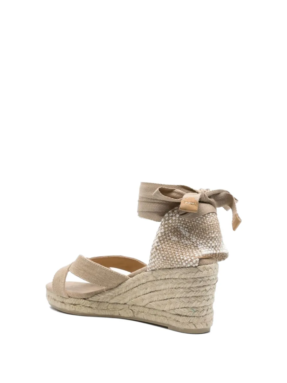 Castañer Bailey espadrilles met gekruiste bandjes Beige