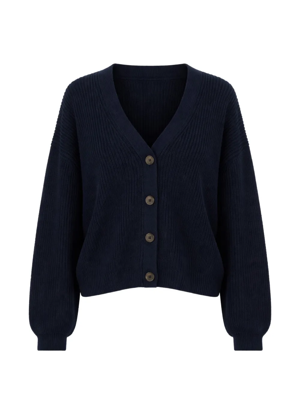 Jenni Kayne button-up ribbed cardigan - Blau