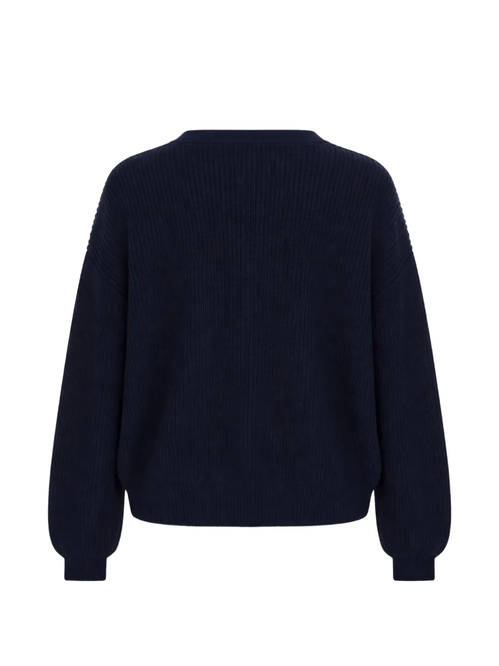  Jenni Kayne Button-up Ribbed Cardigan - Blue 