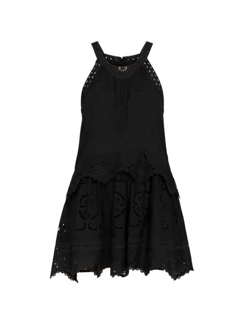 Sea Vestido Dahlia com detalhe de ilhoses