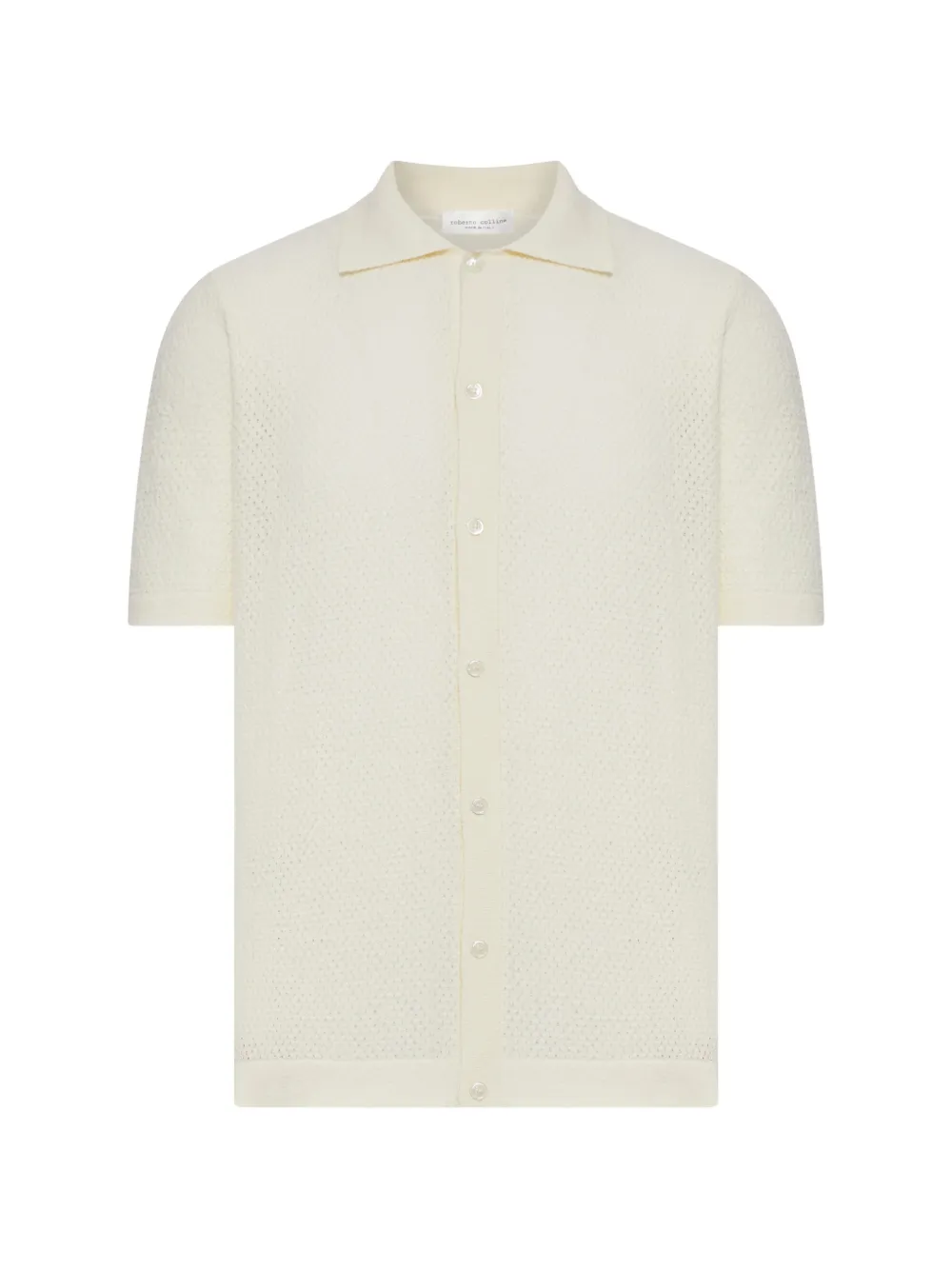Roberto Collina knitted shirt - Bianco