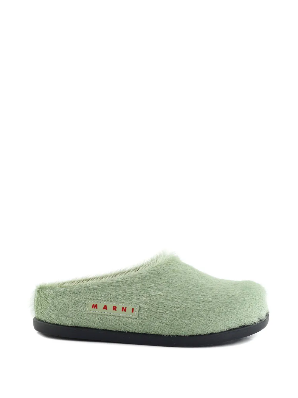 Marni Kids logo sandals - Verde