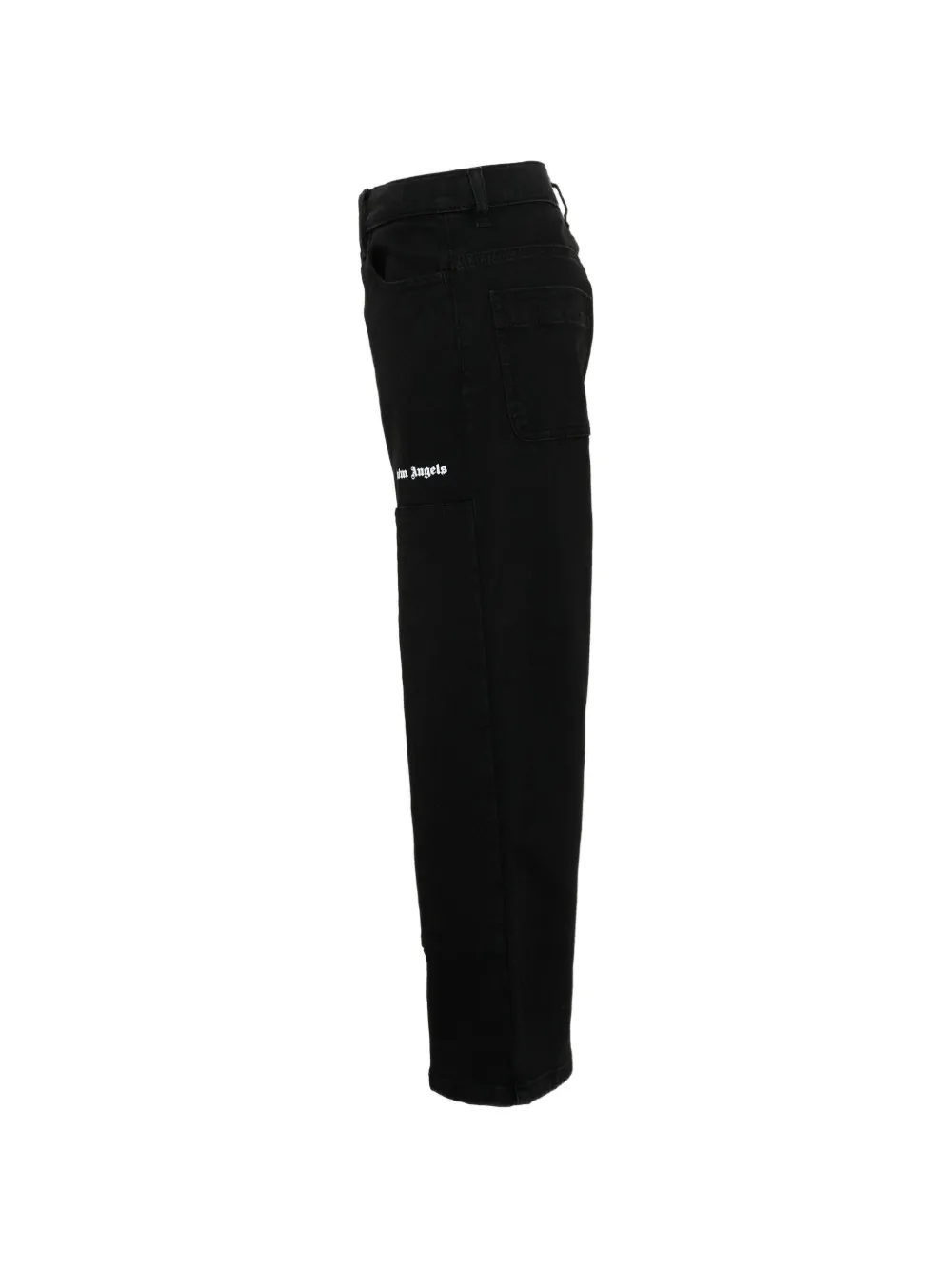 Palm Angels Kids Broek met logodetail Zwart