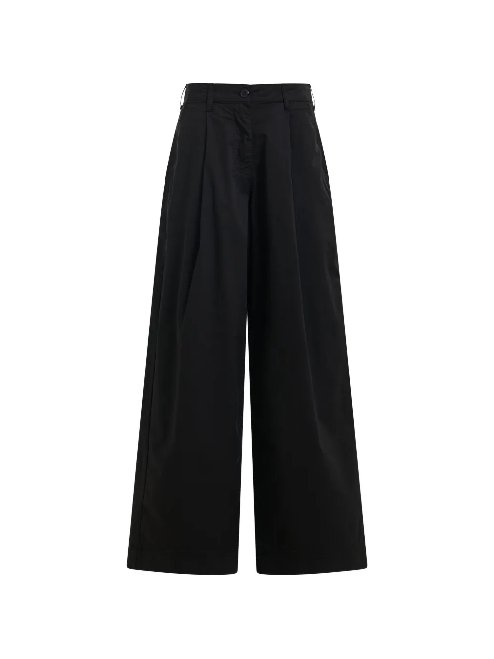 Essentiel Antwerp pleated wide-leg trousers - Schwarz
