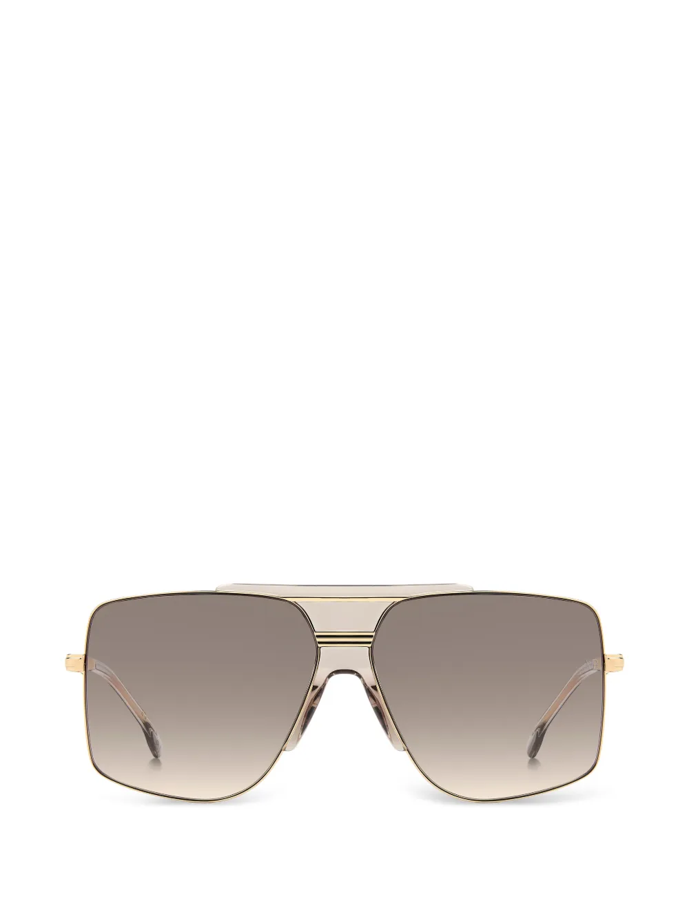 Victoria Beckham Eyewear pilot-frame sunglasses - Gold