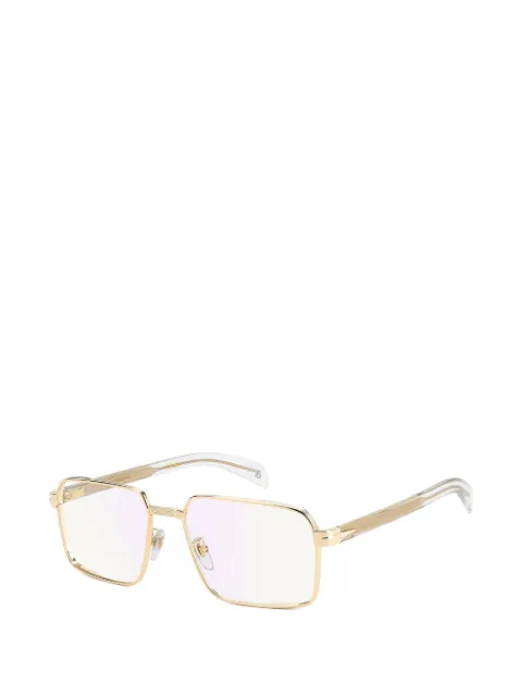 Eyewear by David Beckham square metal glasses