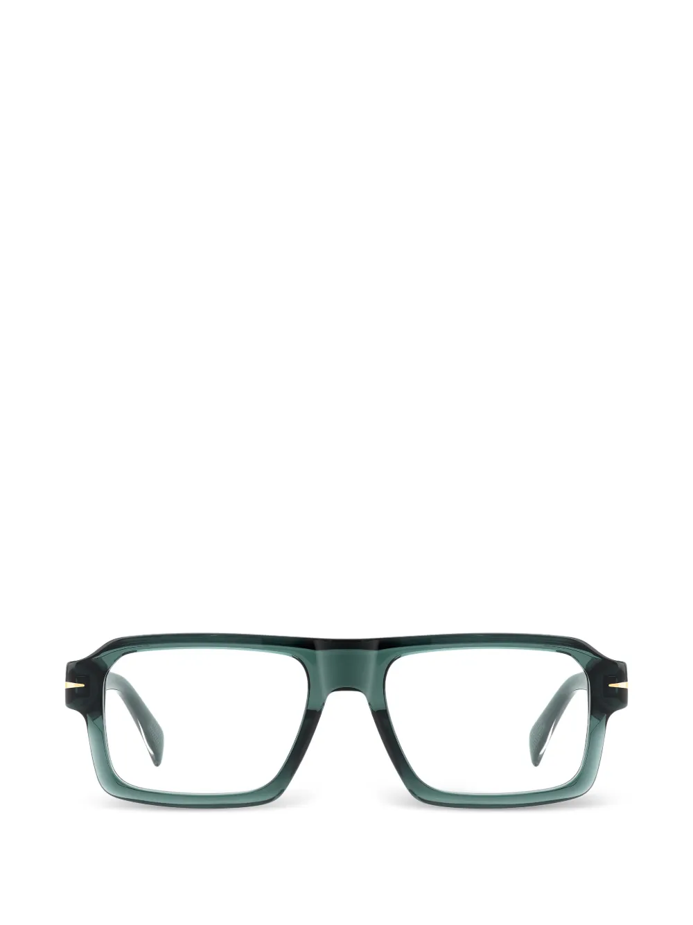 Eyewear by David Beckham square-frames glasses - Grün