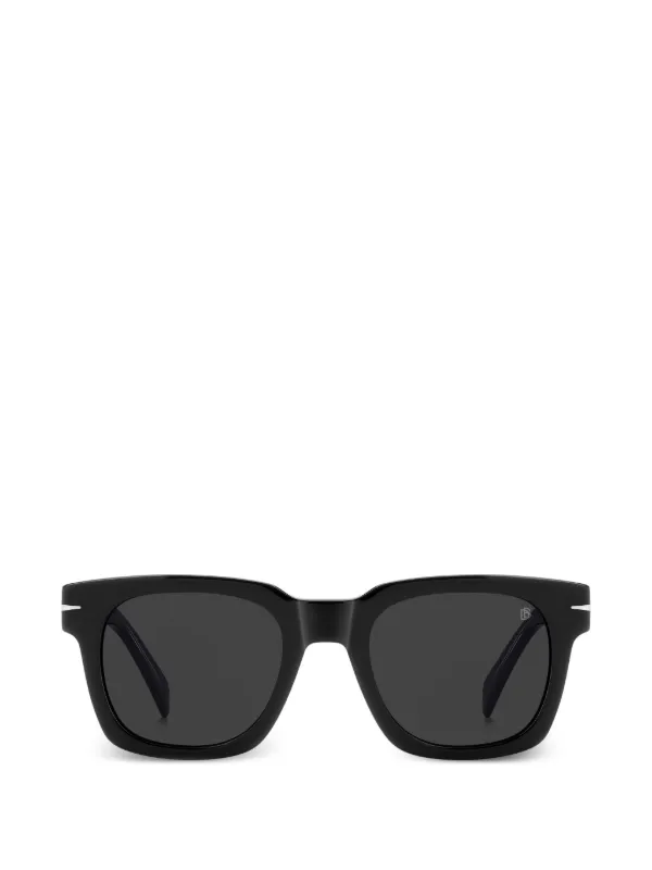 Eyewear By David Beckham スクエアフレーム サングラス | ブラック 