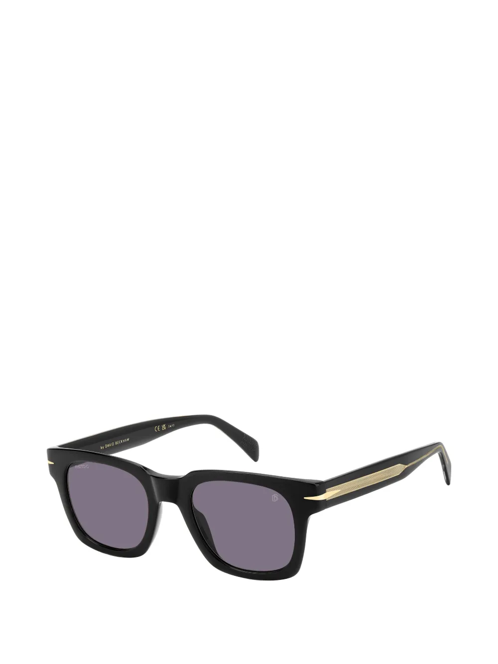 Eyewear by David Beckham Zonnebril met vierkant montuur Zwart
